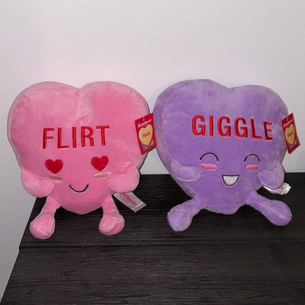 Valentines plush Sweethearts Flirt new